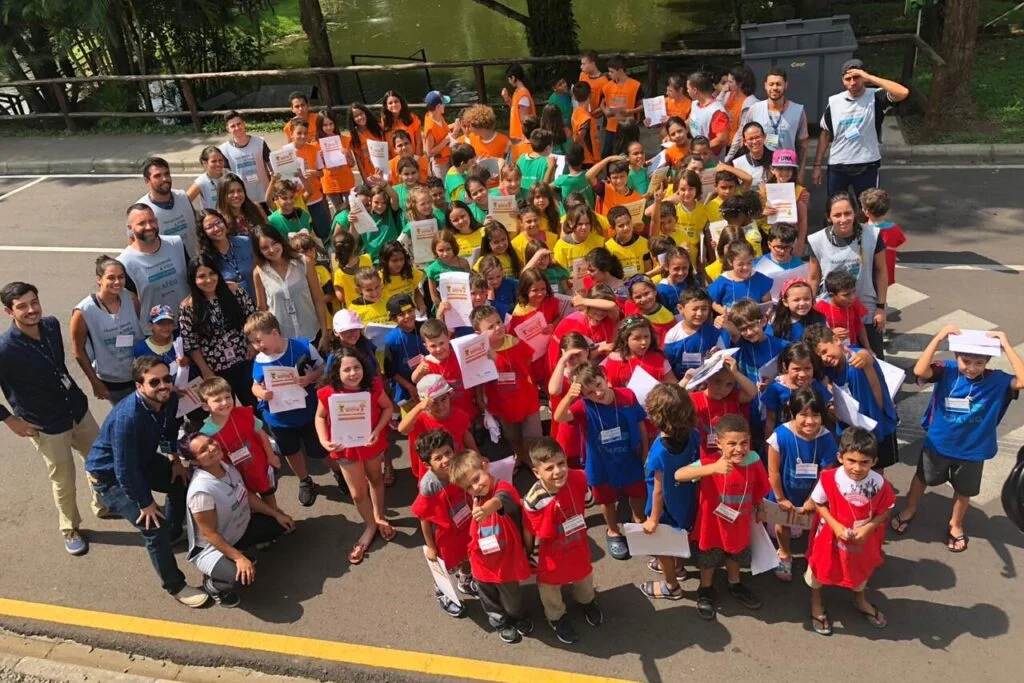 class of children in curitiba